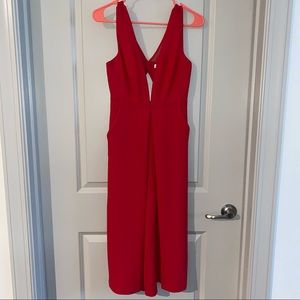 BCBGeneration Red Jumpsuit - Size 0